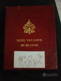500 lire argento sede vacante 