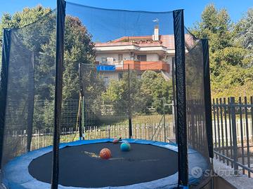 Rete protezione trampolno