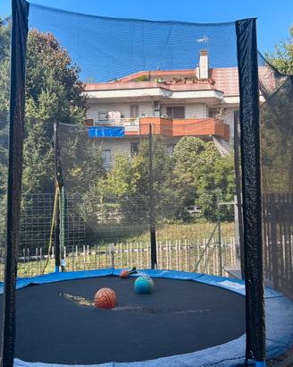 Rete protezione trampolno