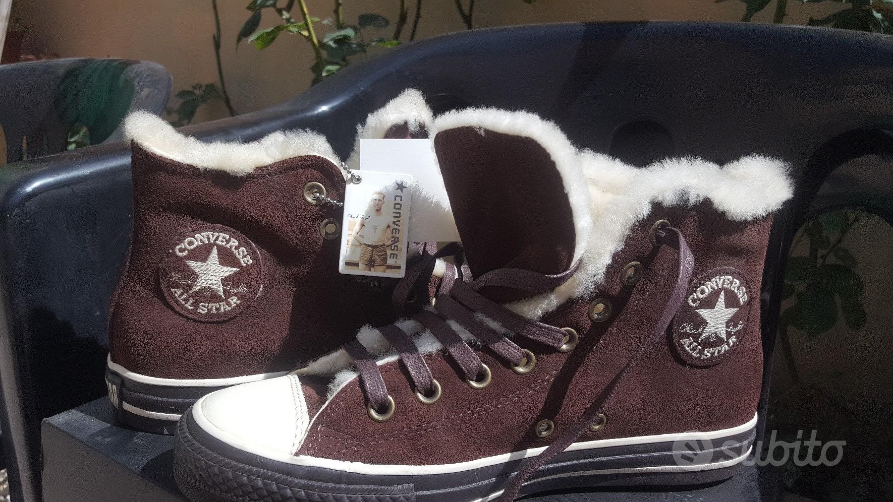 Converse discount rosa pelliccia