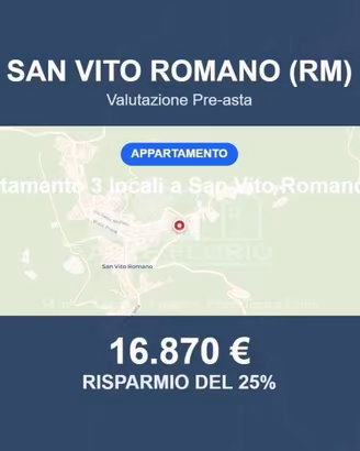 Immobile in asta di 54 m² a San Vito Romano