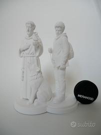 Riproduzione San Francesco, San Carlo Acutis 15 cm
