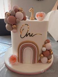 Torta Scenografica Boho Rainbow