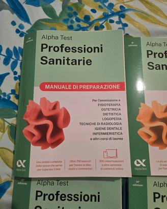 Alpha test PROFESSIONI SANITARIE manuale completo+