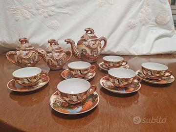 Servizio da caffè giapponese Satsuma primi 900