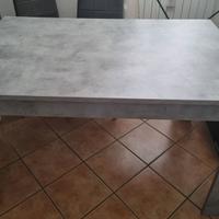 tavolo moderno allungabile grigio