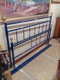 Letto in ottone smaltato 