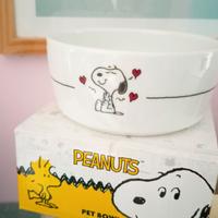 Ciotola ceramica cane/gatto nuova Peanuts Snoopy 