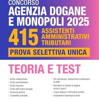 Libro Concorso Agenzia Dogane e Monopoli 2025