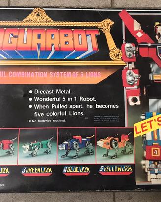 Jaguarbot - Golion - Voltron Anni 80 COMPLETO