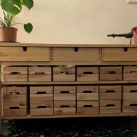 tavolo buffet Ikea norden, contenitori knagglig