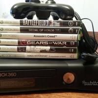 Xbox 360 slim 250gb più giochi