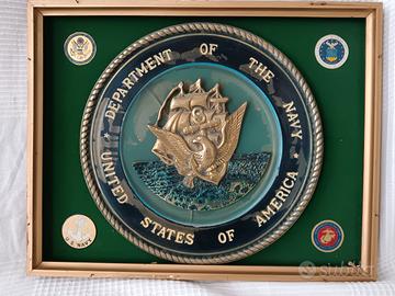 Militaria. TARGA della Marina USA