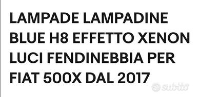 lampadine nuove h8  effetto xnon blu