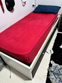 Letto con secondo letto a cassetto 90x190
