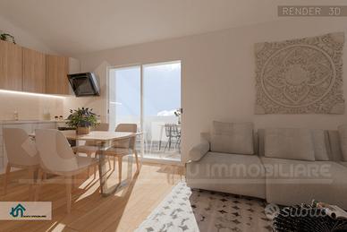SAN SPERATE - ATTICO 90 MQ con balcone e terrazza