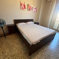 Letto comodini, materasso matrimoniale