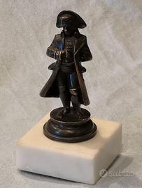 Antica statuetta in bronzo di NAPOLEONE - Sec.XIX