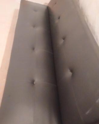 Divano ecopelle nero