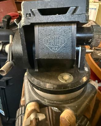 cavalletto vintage Cartoni con testa FL4