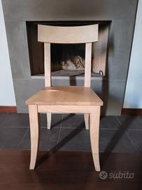 Cappellini 6  sedie legno massello linea Mondo