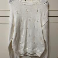 Maglione bianco donna Piazza Italia