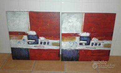 Dipinto olio su tela quadro singolo