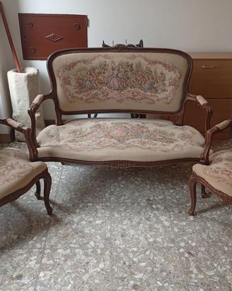 Divano con poltrone anni 30/40