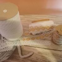 pizzo bianco/oro 