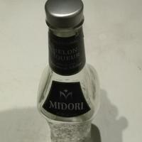 BOTTIGLIA LIQUORE AL MELONE MIDORI VUOTA DA COLLEZ