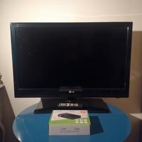 TV LG 32 pollici e decoder nuovo HDI-ZAP T366
