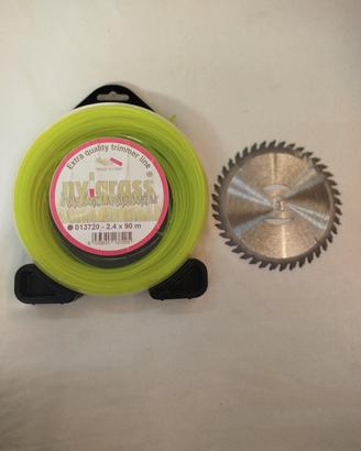 Lotto Decespugliatore: Filo 40m + Lama 40 Denti

