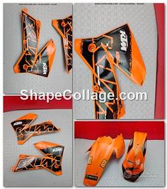 PLASTICHE ORIGINALI KTM EXC 300 2000 2002 SX 250 2