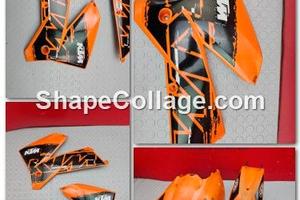 PLASTICHE ORIGINALI KTM EXC 300 2000 2002 SX 250 2