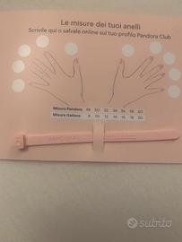 3 misuratori anelli Pandora Originali