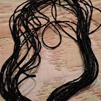 collana bigiotteria colore nero 