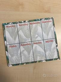 Agenda in fogli per tutti i giorni