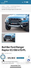 Bull bar Ranger Raptor