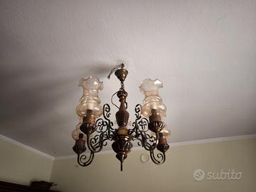 Lampadario anni 60 vintage