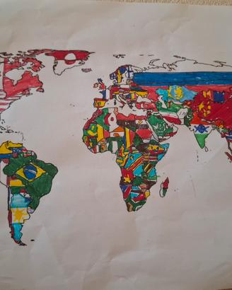 cartina geografica mondiale
