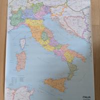 Carta geografica Italia Borgione