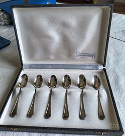 SET 6 CUCCHIAINI ARGENTO 800 VINTAGE 