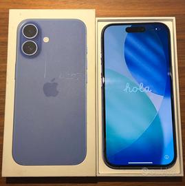 Apple iPhone 16 plus 128gb blu oltremare