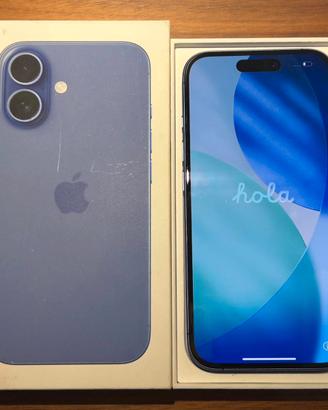 Apple iPhone 16 plus 128gb blu oltremare