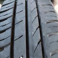 Due gomme con cerchi per fiat panda