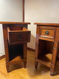 Comodini Legno Noce Massello