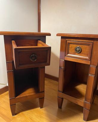 Comodini Legno Noce Massello