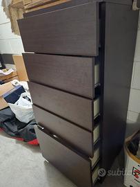 cassettiera N.6 cassetti h 1.20