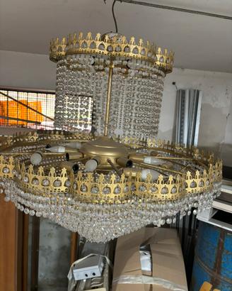Lampadario in Swarovski