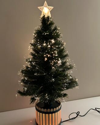 Albero di Natale a fibre ottiche
